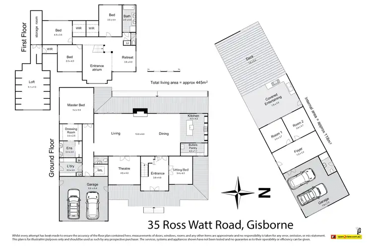 Floorplan of Homely house listing, 35 Ross Watt Road, Gisborne VIC 3437
