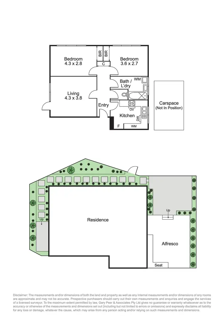 Floorplan of Homely apartment listing, 1/9 Ormond Road, Ormond VIC 3204
