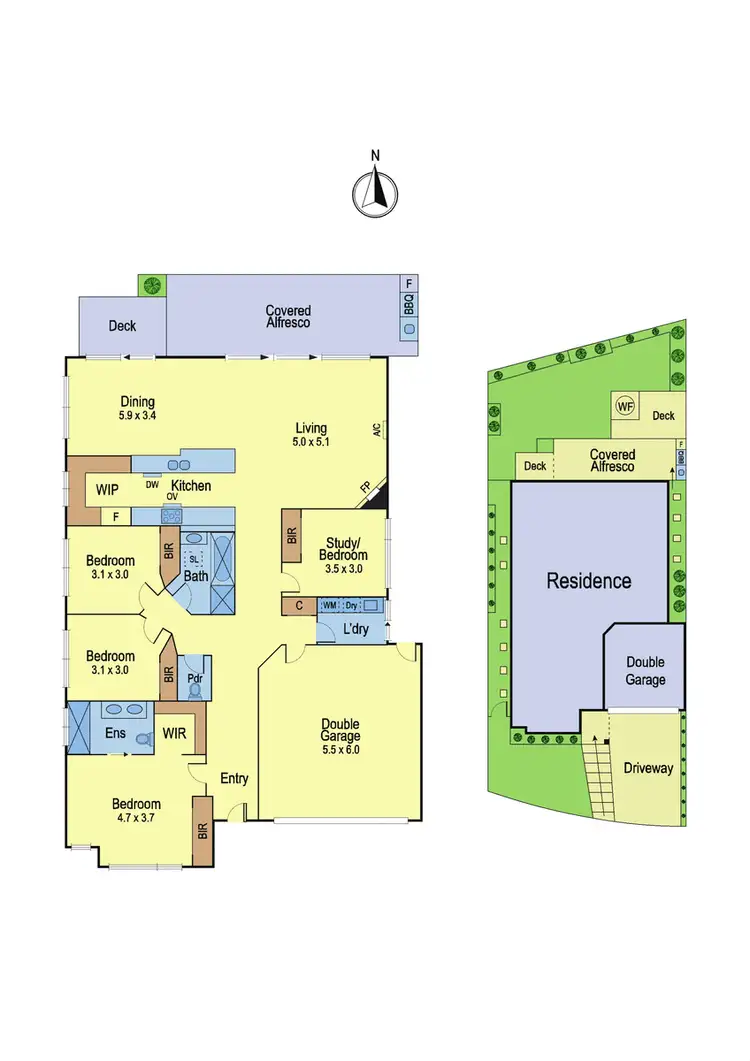 Floorplan of Homely house listing, 75 Sunstone Boulevard, Doreen VIC 3754