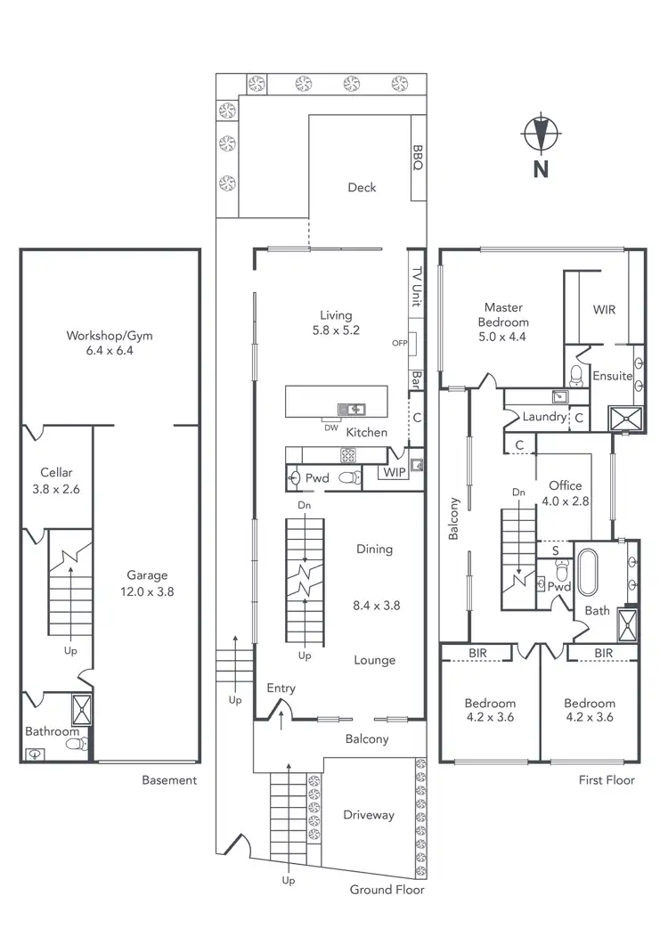 Floorplan of Homely house listing, 10 Bunalbo Avenue, South Yarra VIC 3141