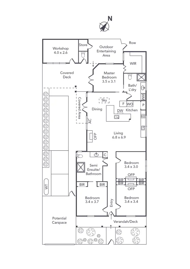 Floorplan of Homely house listing, 72-74 Cobden Street, South Melbourne VIC 3205