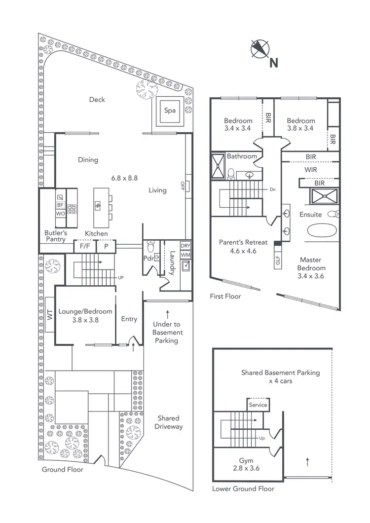 Floorplan of Homely house listing, 1/5A Monaro Road, Kooyong VIC 3144