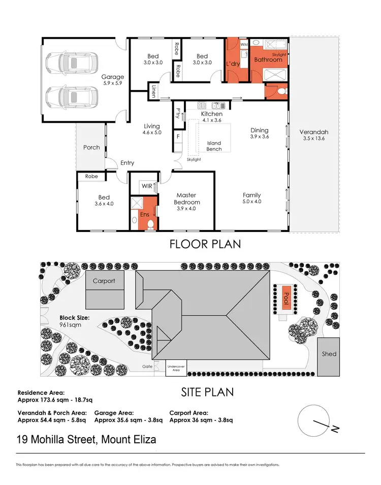 Floorplan of Homely house listing, 19 Mohilla Street, Mount Eliza VIC 3930