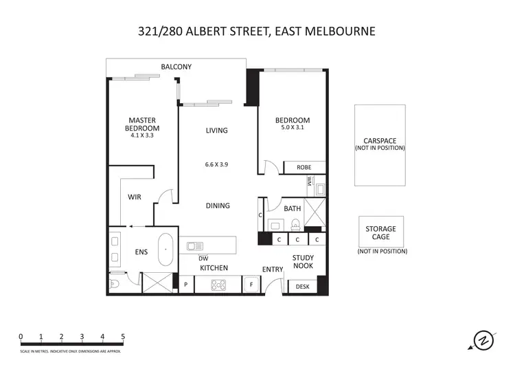 Floorplan of Homely apartment listing, 321/280 Albert Street, East Melbourne VIC 3002
