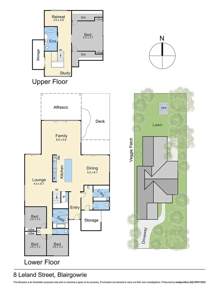 Floorplan of Homely house listing, 8 Leland Street, Blairgowrie VIC 3942