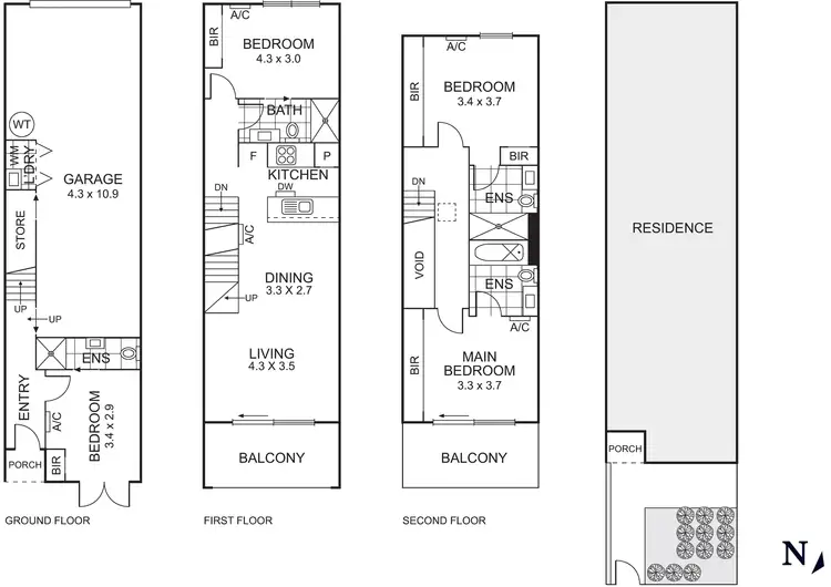 Floorplan of Homely townhouse listing, 40/111 Kinross Avenue, Edithvale VIC 3196