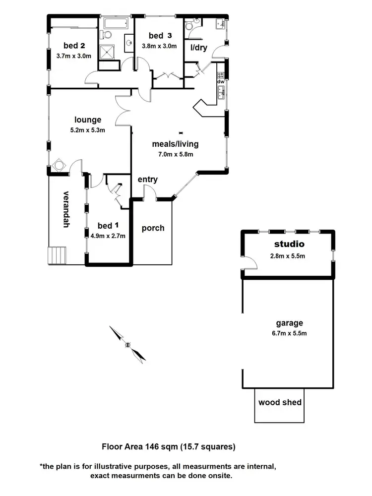 Floorplan of Homely house listing, 4 Robert Street, Sassafras VIC 3787