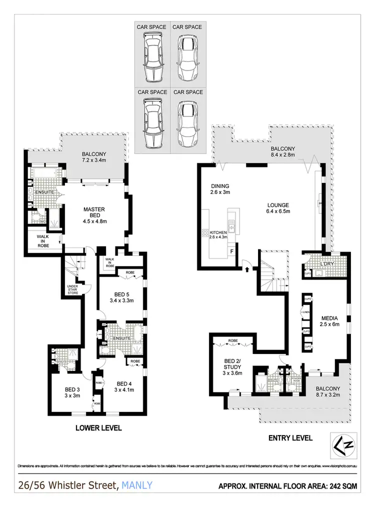 Floorplan of Homely unit listing, 26/56 Whistler Street, Manly NSW 2095