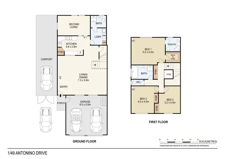 Floorplan of Homely house listing, 1/49 Antonino Drive, Rosebery NT 832