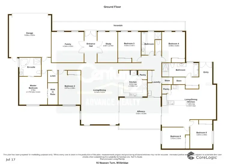 Floorplan of Homely house listing, 16 Nepean Turn, Millbridge WA 6232