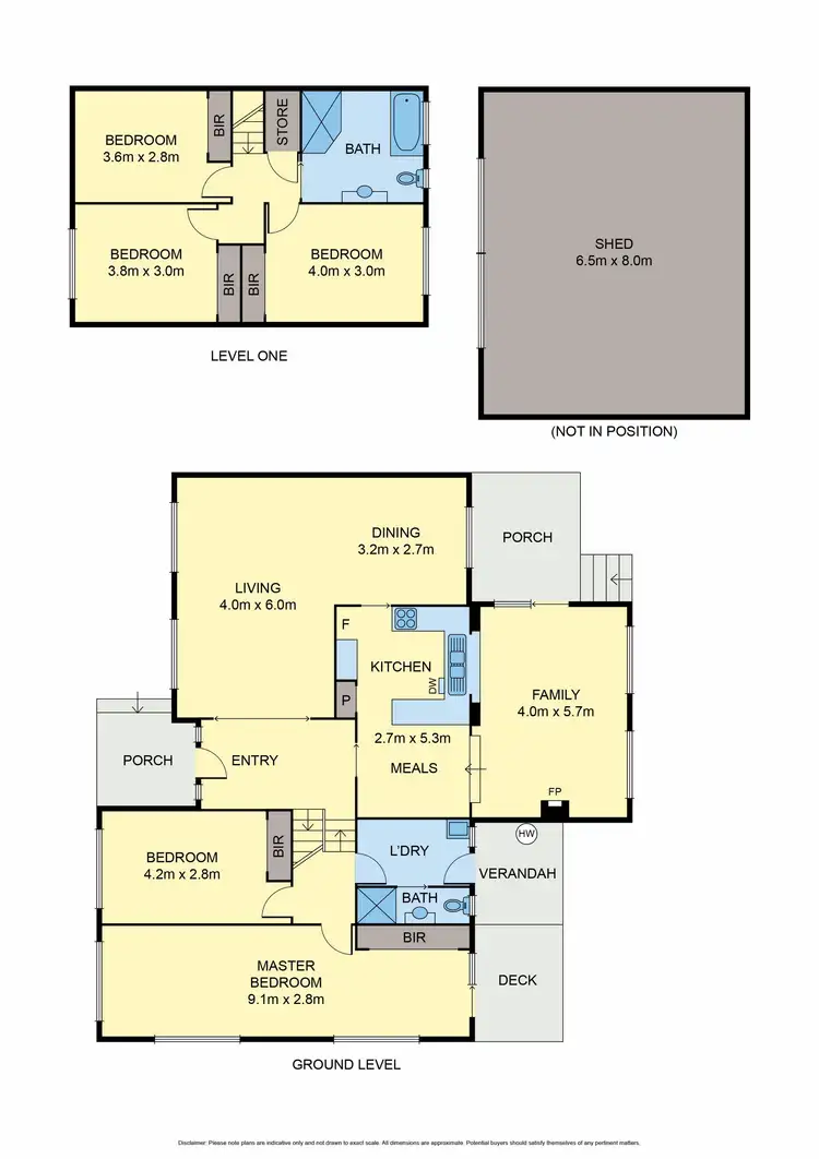 Floorplan of Homely house listing, 20 Bourke Street, Whittlesea VIC 3757