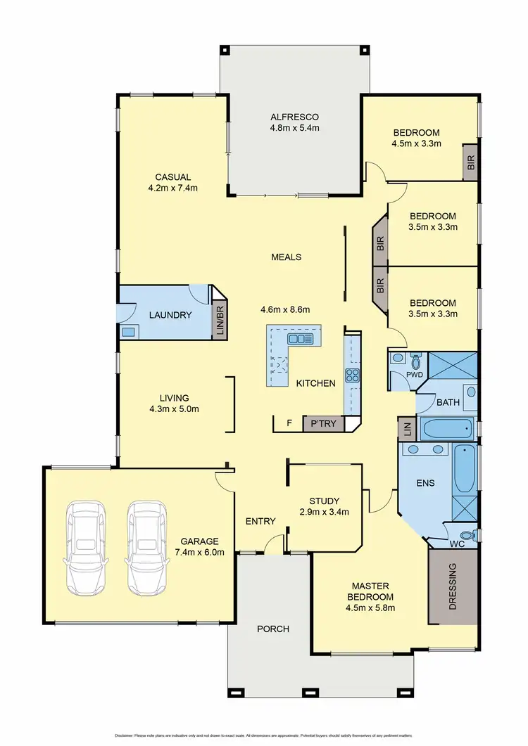 Floorplan of Homely house listing, 4 Skeeter Drive, Mernda VIC 3754