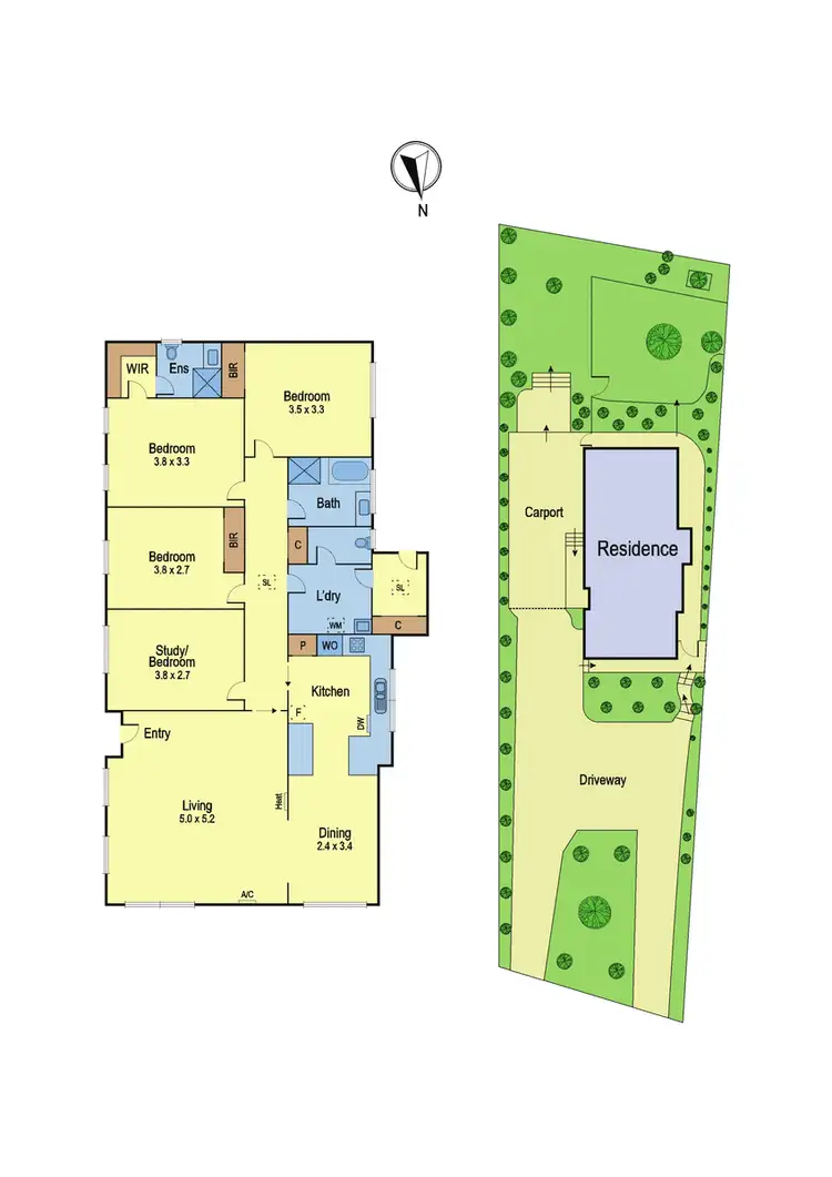Floorplan of Homely house listing, 1214 Main Road, Eltham VIC 3095