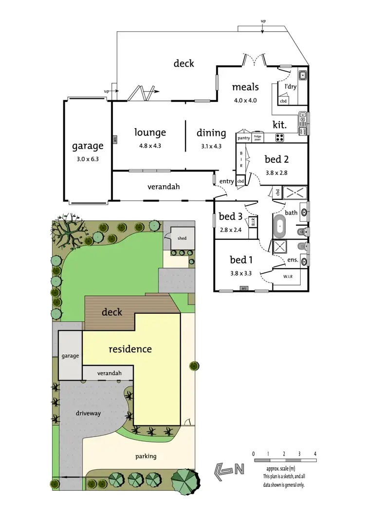 Floorplan of Homely house listing, 195 Wantirna Road, Ringwood VIC 3134