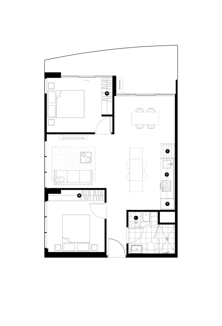 Floorplan of Homely apartment listing, 401/42B Nelson Street, Ringwood VIC 3134