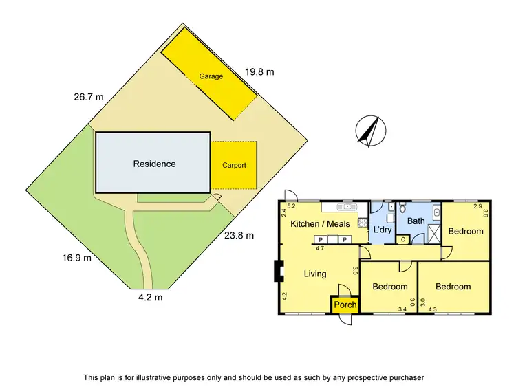Floorplan of Homely house listing, 6 Downing Street, Sunshine North VIC 3020