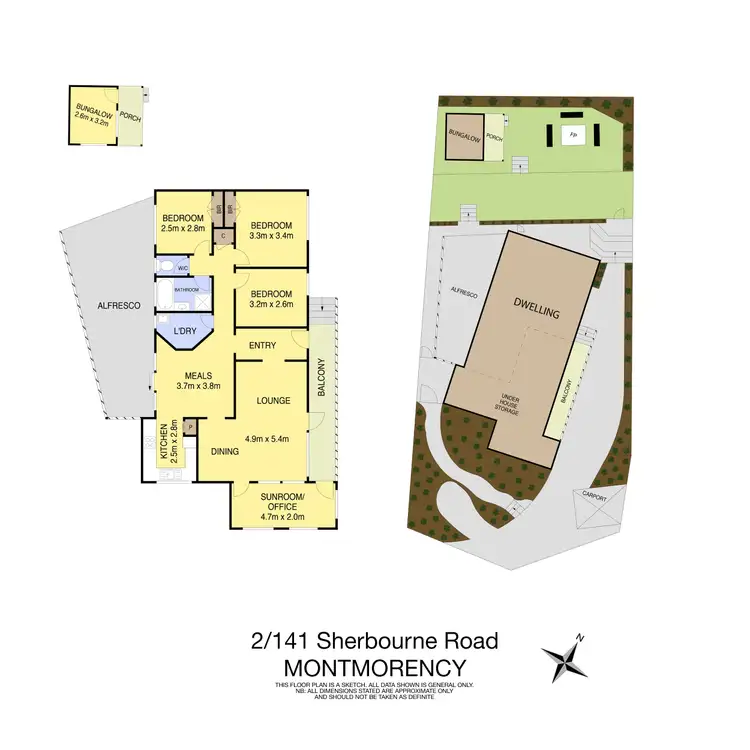 Floorplan of Homely house listing, 2/141 Sherbourne Road, Montmorency VIC 3094