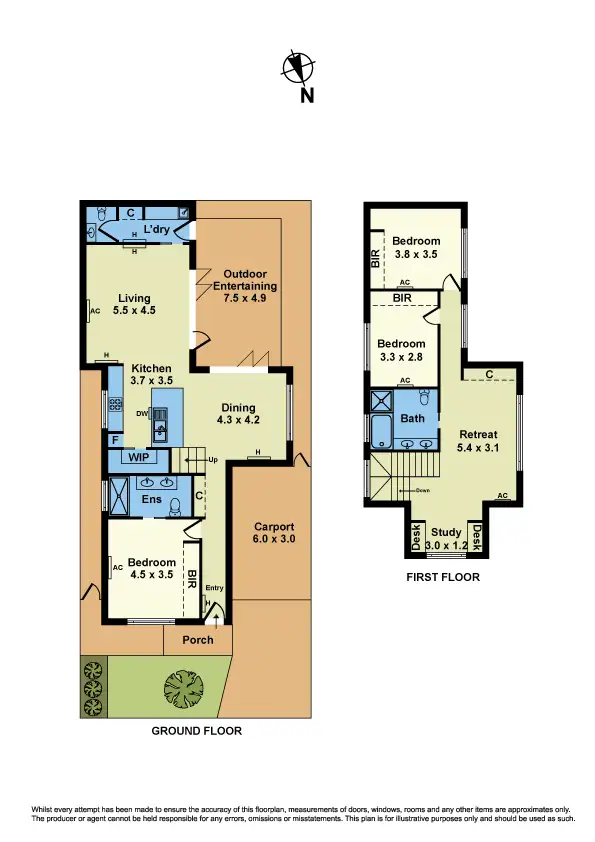 Floorplan of Homely house listing, 61 Princes Street, Williamstown VIC 3016