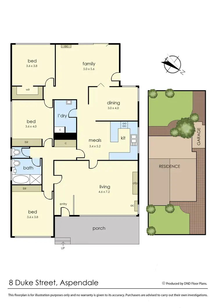 Floorplan of Homely house listing, 8 Duke Street, Aspendale VIC 3195