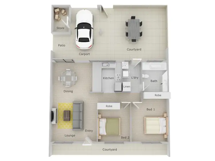 Floorplan of Homely unit listing, 9/50 Abbott Crescent, Malak NT 812