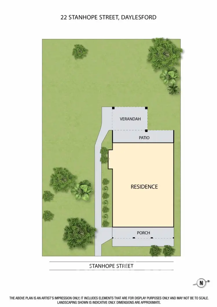Floorplan of Homely house listing, 22 Stanhope Street, Daylesford VIC 3460