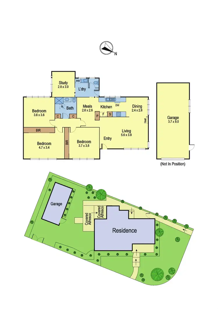 Floorplan of Homely house listing, 237 Nell Street West, Watsonia VIC 3087