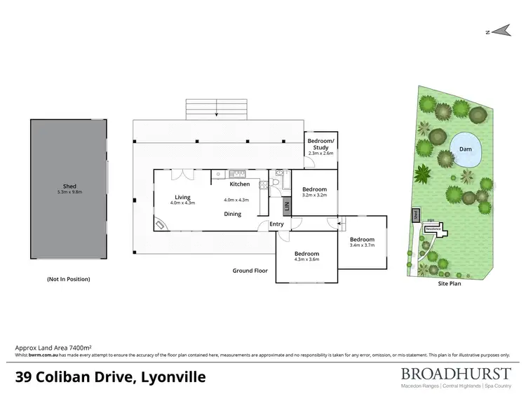Floorplan of Homely house listing, 39 Coliban Drive, Lyonville VIC 3461
