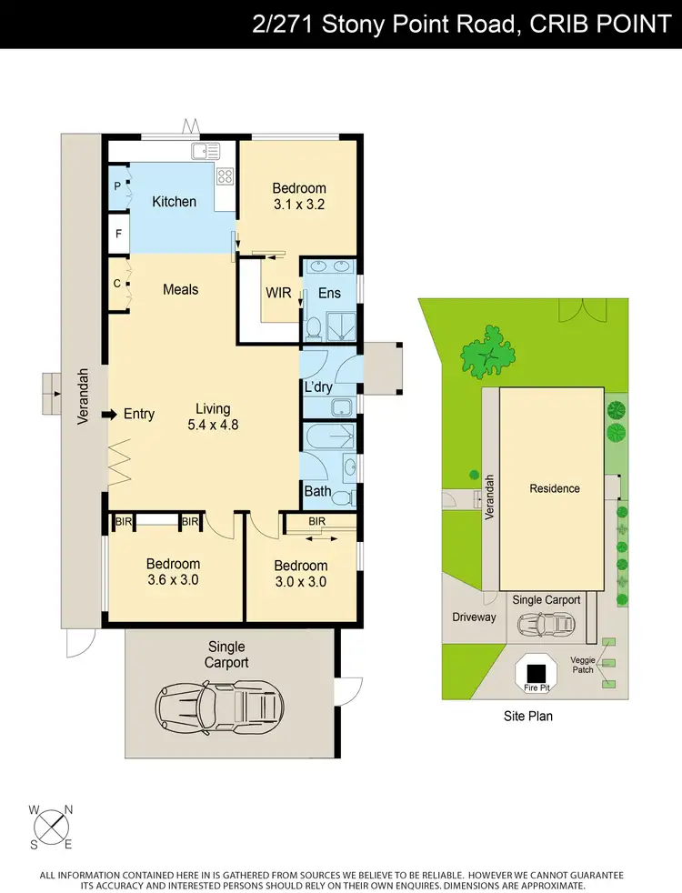Floorplan of Homely house listing, 2/271 Stony Point Road, Crib Point VIC 3919
