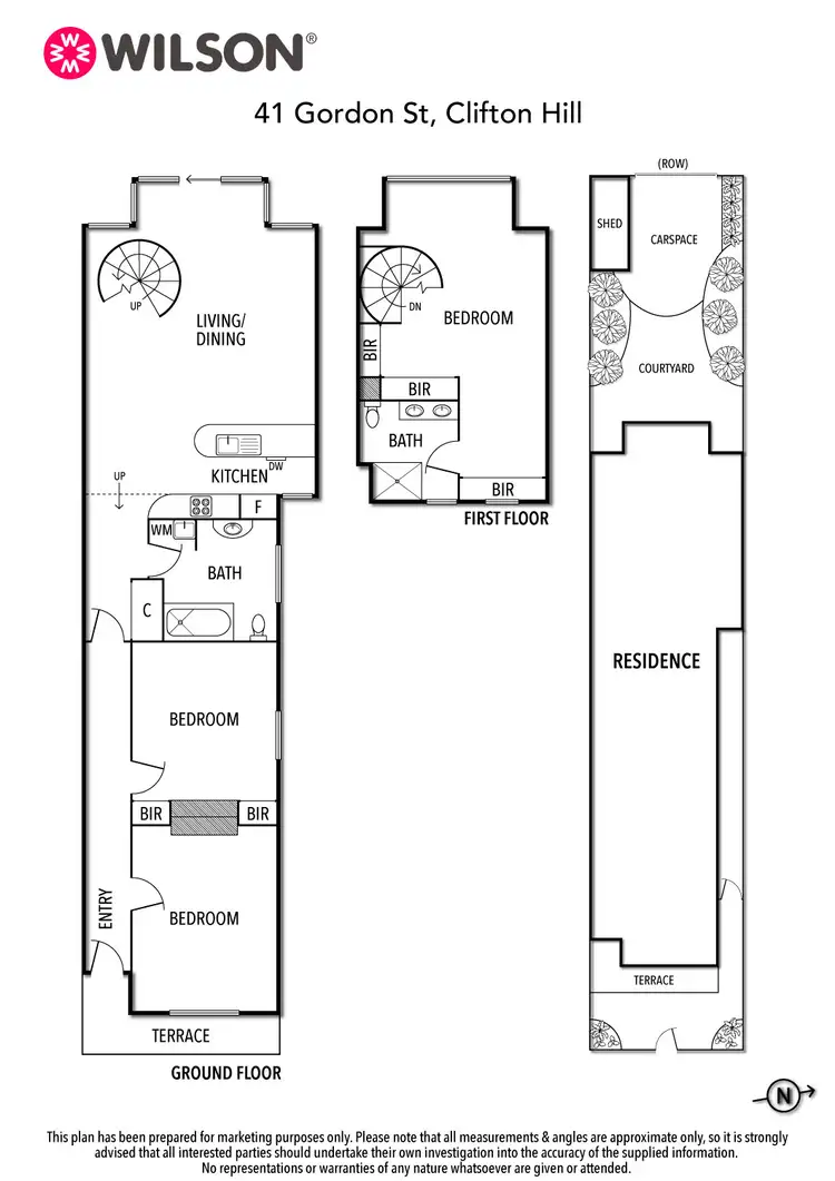 Floorplan of Homely house listing, 41 Gordon Street, Clifton Hill VIC 3068