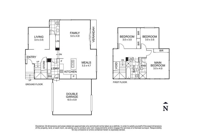 Floorplan of Homely townhouse listing, 2/22 Powers Street, Donvale VIC 3111