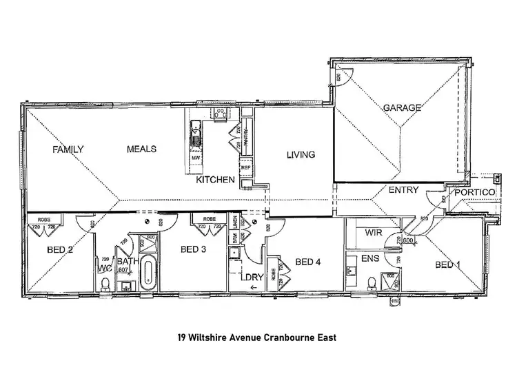 Floorplan of Homely house listing, 19 Wiltshire Avenue, Cranbourne East VIC 3977