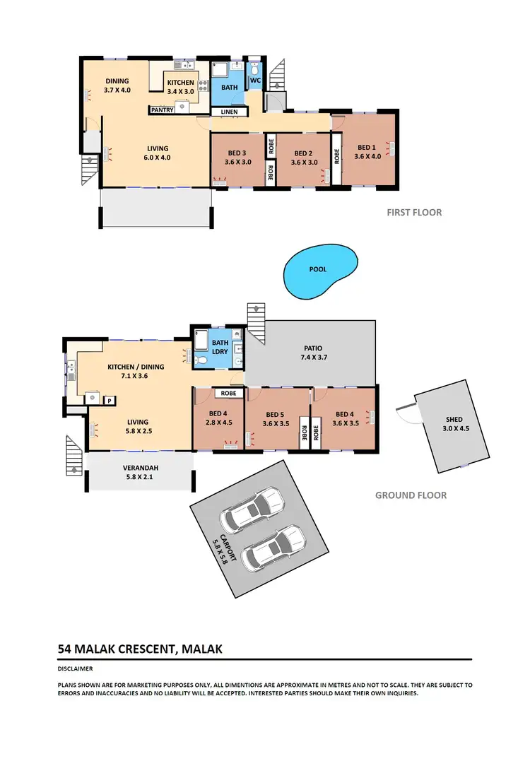 Floorplan of Homely house listing, 54 Malak Crescent, Malak NT 812