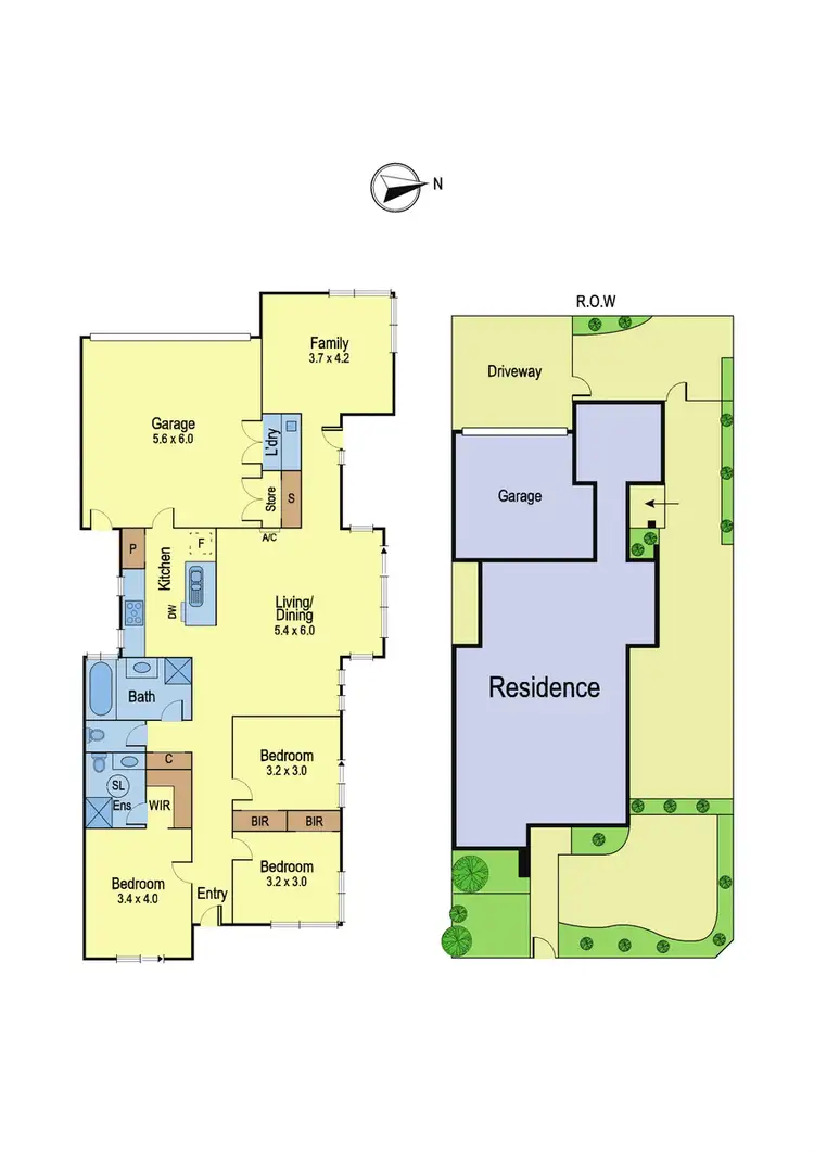 Floorplan of Homely townhouse listing, 19 Brahman Walk, Doreen VIC 3754