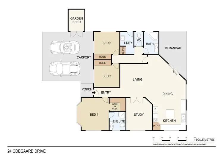 Floorplan of Homely house listing, 24 Odegaard Drive, Rosebery NT 832