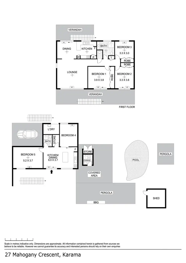 Floorplan of Homely house listing, 27 Mahogany Crescent, Karama NT 812