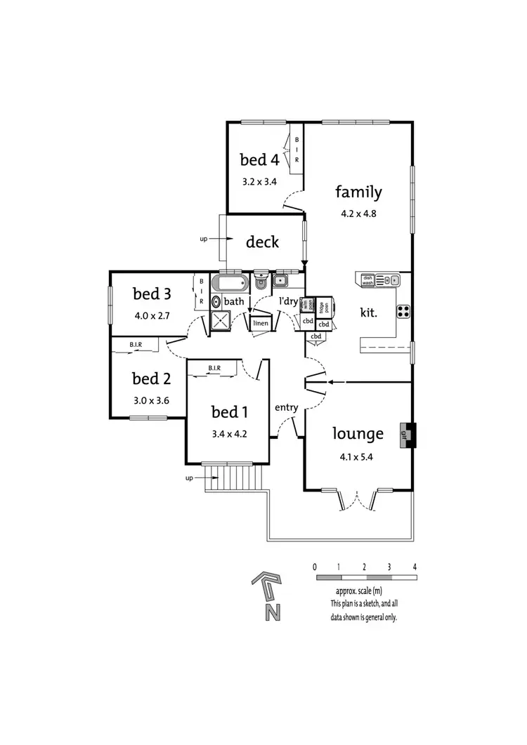 Floorplan of Homely house listing, 3 Tudor Court, Heathmont VIC 3135