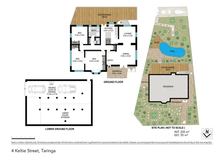 Floorplan of Homely house listing, 4 Keltie Street, Taringa QLD 4068