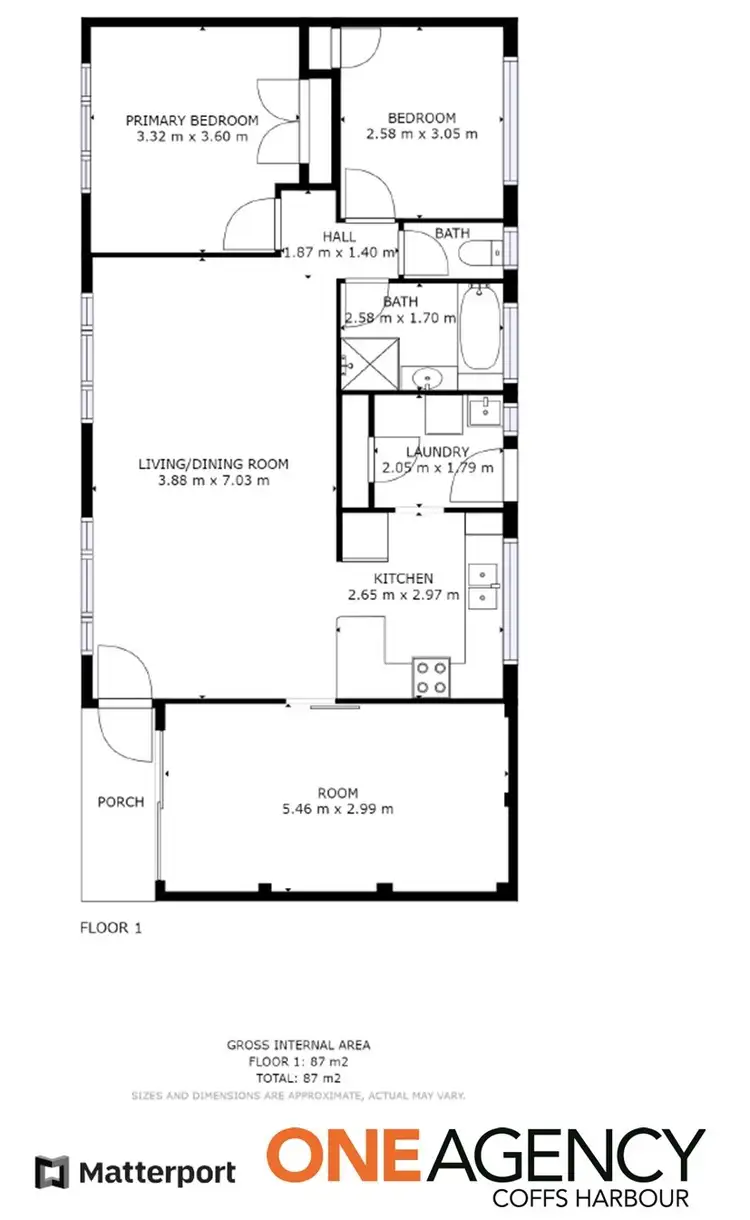 Floorplan of Homely villa listing, 20/3 Donn Patterson Drive, Coffs Harbour NSW 2450