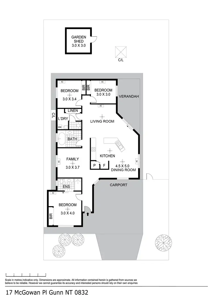 Floorplan of Homely house listing, 17 McGowan Place, Gunn NT 832