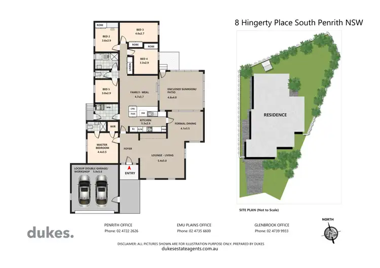 Floorplan of Homely house listing, 8 Hingerty Place, South Penrith NSW 2750