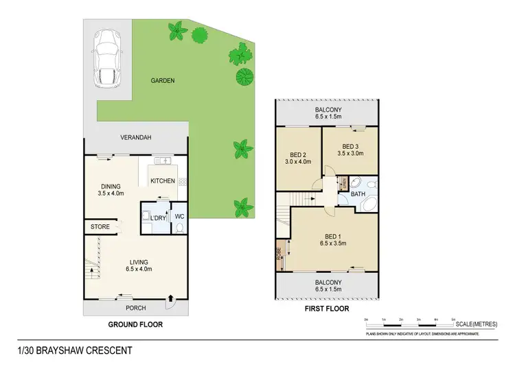 Floorplan of Homely townhouse listing, 1/30 Brayshaw Crescent, Millner NT 810