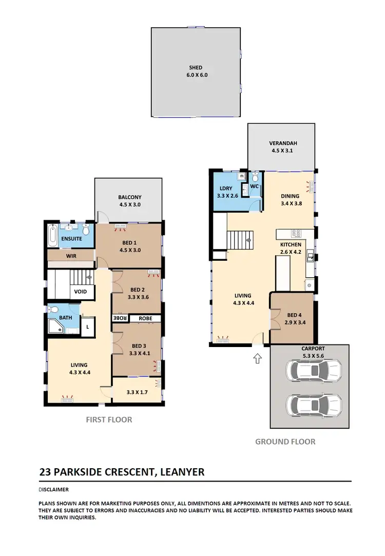 Floorplan of Homely house listing, 23 Parkside Crescent, Leanyer NT 812