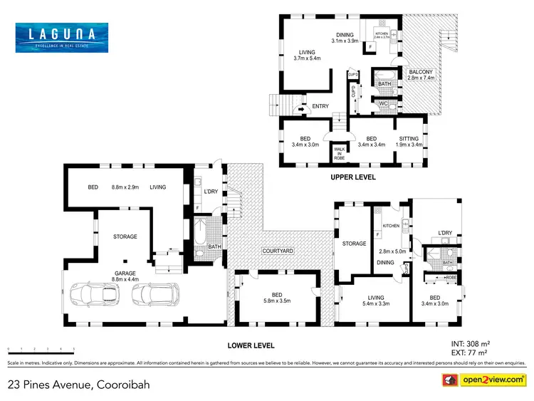 Floorplan of Homely house listing, 23 Pines Avenue, Cooroibah QLD 4565