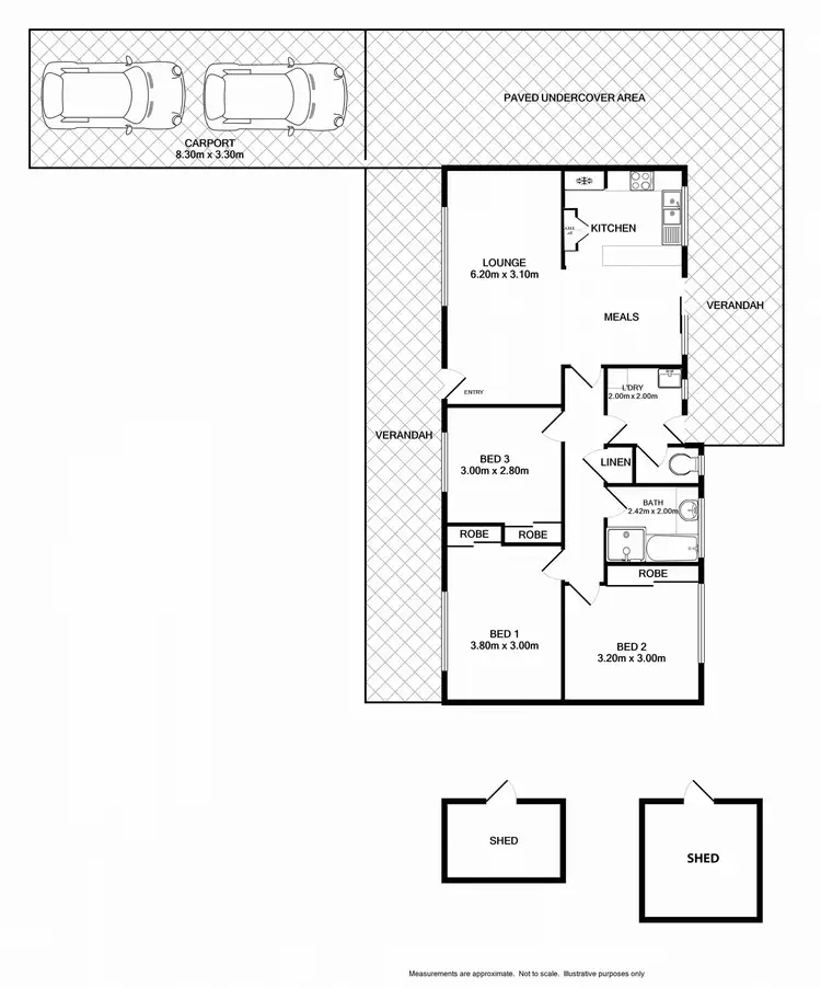 Floorplan of Homely house listing, 21 Priory Lane, Beechworth VIC 3747