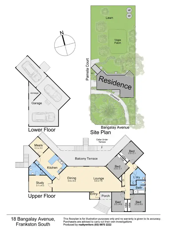 Floorplan of Homely house listing, 18 Bangalay Avenue, Frankston South VIC 3199