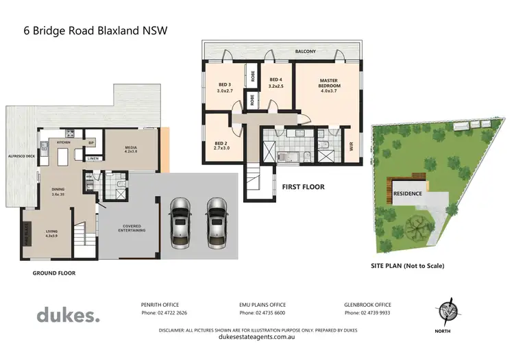 Floorplan of Homely house listing, 6 Bridge Road, Blaxland NSW 2774