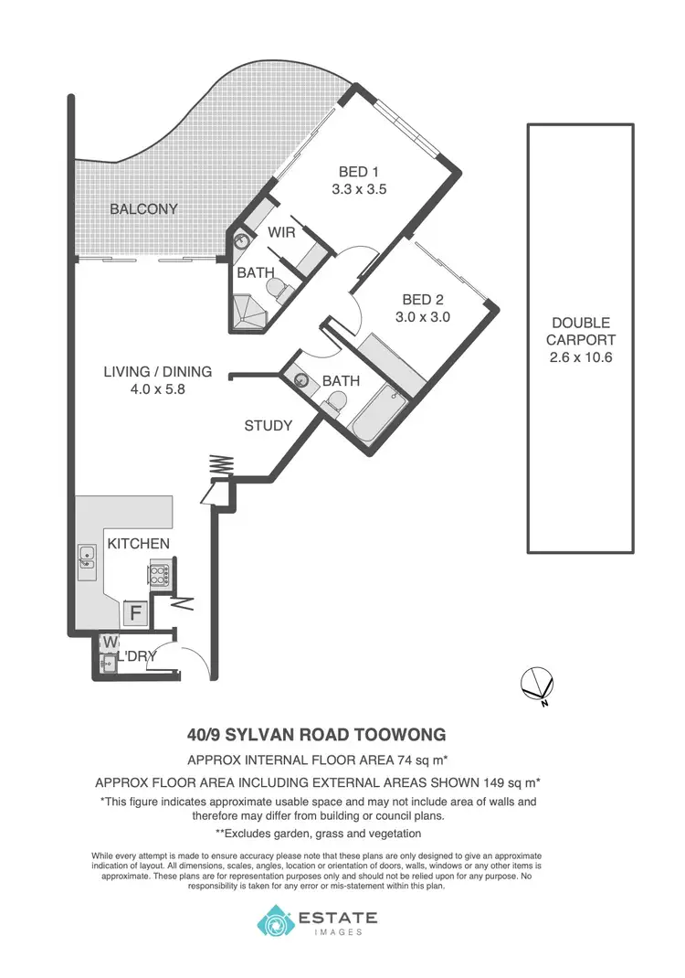 Floorplan of Homely unit listing, 40/9 Sylvan Road, Toowong QLD 4066