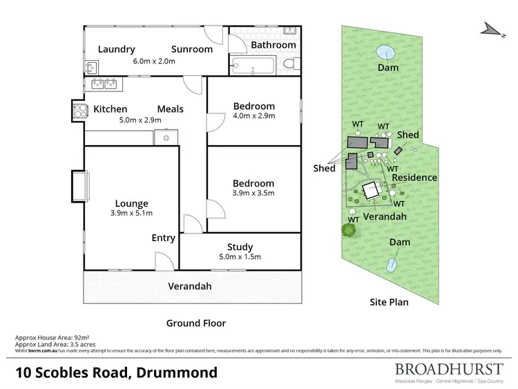 Floorplan of Homely house listing, 10 Scobles Road, Drummond VIC 3461