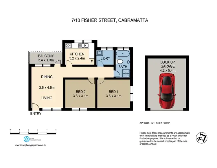 Floorplan of Homely apartment listing, 7/10 Fisher Street, Cabramatta NSW 2166