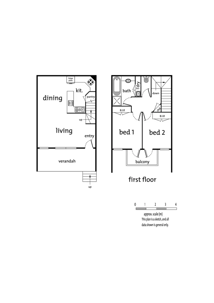 Floorplan of Homely townhouse listing, 7/463 Belmore Road, Mont Albert North VIC 3129